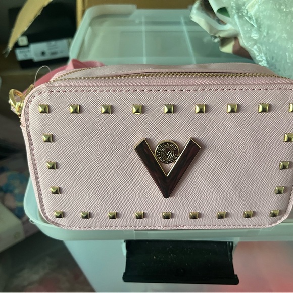 Valentino Orlandi Pink Studded Camera Bag NWT - Picture 6 of 7